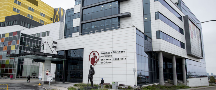 Conditions de travail Hôpital Shriners pour enfants